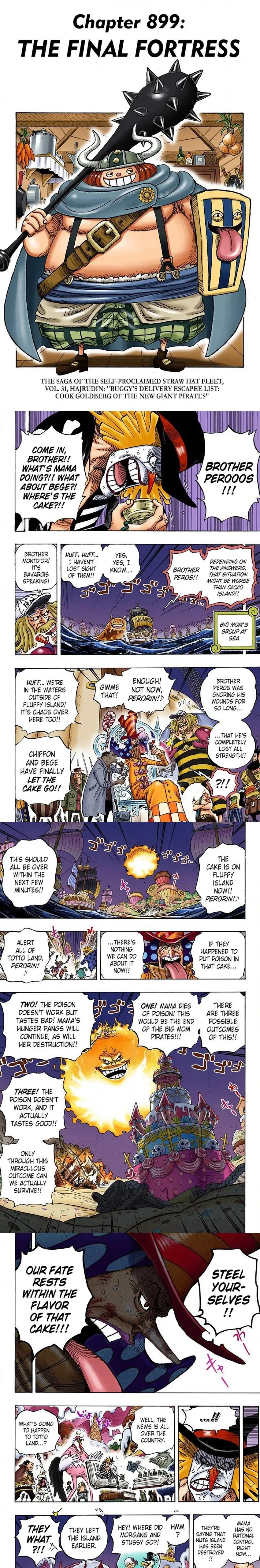 One Piece Digital Colored Chapter 899 image 1